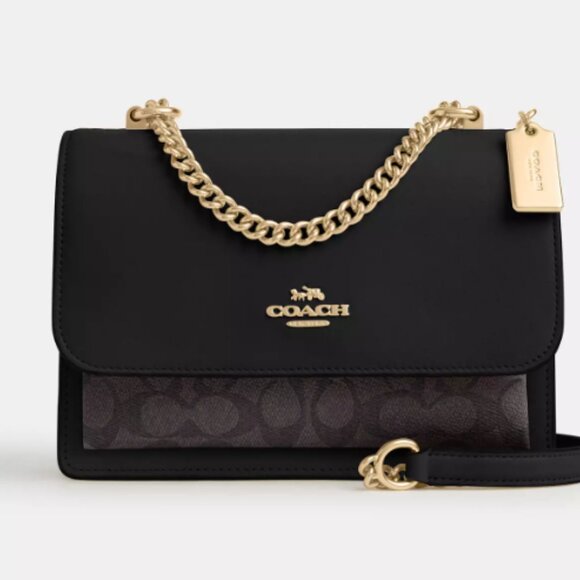 Klare Crossbody Coach Bag In Signature Canvas - Picture 1 of 6
